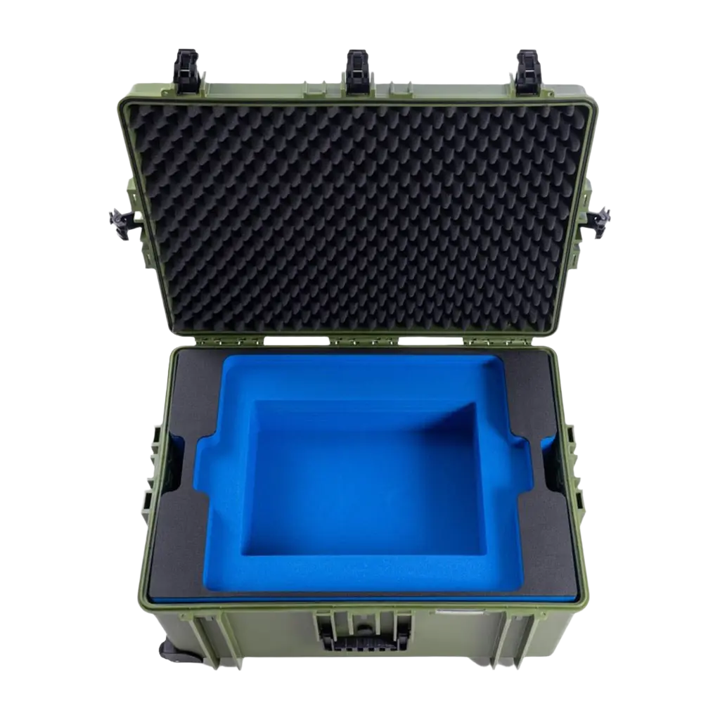 B&W Transportkoffer PP.1570 grün offen