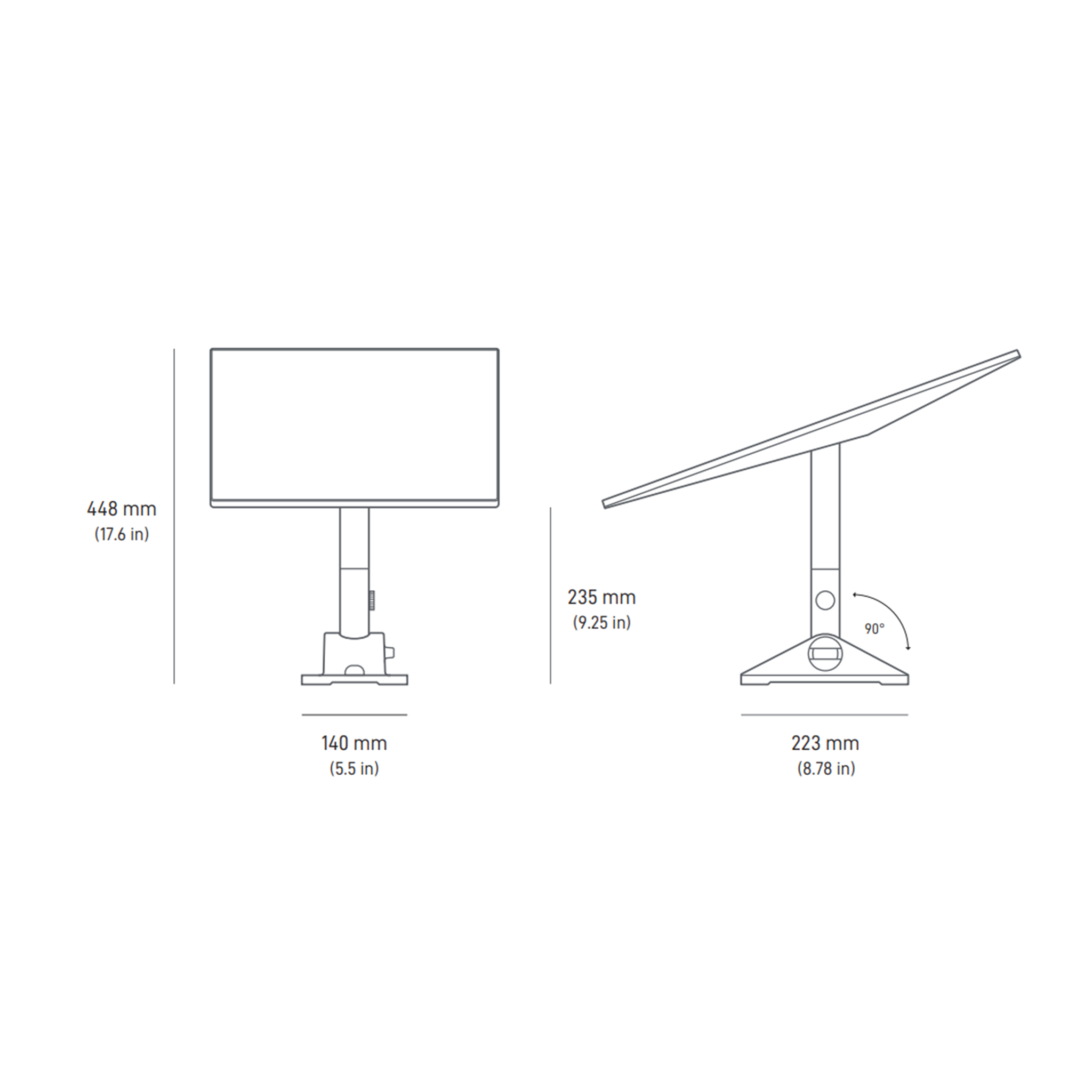 Masse Starlink Pivot Schwenkhalter Mount – stabile und verstellbare Halterung für Starlink-Antennenmontage