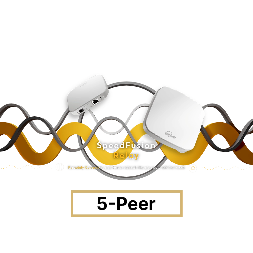 Licencia de retransmisión SpeedFusion (5 pares)