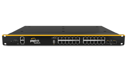 Conmutador Peplink SD de 24 puertos y 850 W